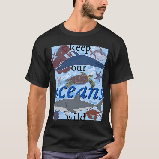 海を野生のままに Tシャツ (正面)