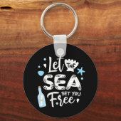 海を開放する キーホルダー (正面)
