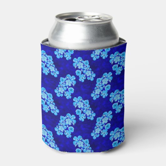 海アオウミガメハイビスカスフラワー 缶クーラー (缶正面)