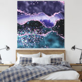*~*海アガテシナグリッターAP8 キャンバスプリント (インサイチュ (寝室))