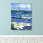 海アクリル絵画ウォールアート キャンバスプリント (インサイチュ (ウッドフロア))