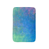 海アルコールインクでアクリル抽象芸術注ぎ バスマット (正面縦)