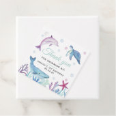 海アンダーザシーアニマルズメッセージカード フェイバータグ (インサイチュ)