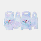 海アンダーザシーマーメイドテーマハッピーバースデー フェイバーボックス (折り畳みなし)