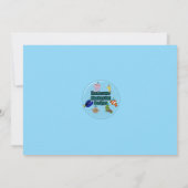 海アンダーザシー誕生日招待状 招待状 (裏面)