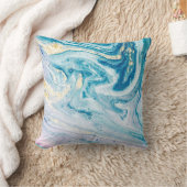 海アート：大理石瑪瑙の渦巻き。 クッション (ブランケット)