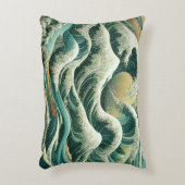 海インスパイアの模様 アクセントクッション (正面(垂直))