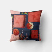 海インスパイアの装飾用クッション クッション (裏面)