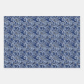 海インスパイア旋回波型 ラッピングペーパーシート (正面)