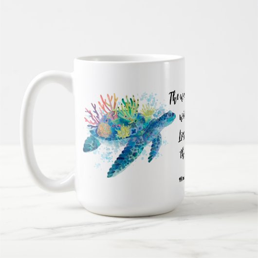 海インスパイア水色 コーヒーマグカップ (左)