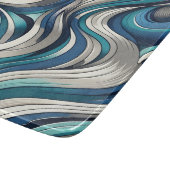 海インスパイア波模様 カッティングボード (角)