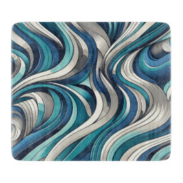 海インスパイア波模様 カッティングボード