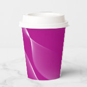 海インスパイア紙カップはっきりした – 波デザイン 紙コップ (裏面)