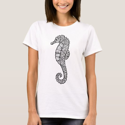 海インスパイア馬 Tシャツ (正面)