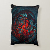 海インフェルノ赤グロー アクセントクッション (裏面(縦))