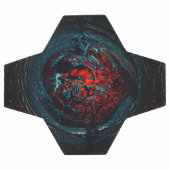 海インフェルノ赤グロー サッカーボール (フラット)