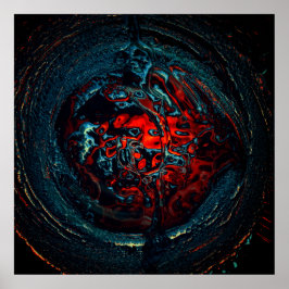 海インフェルノ赤グロー ポスター