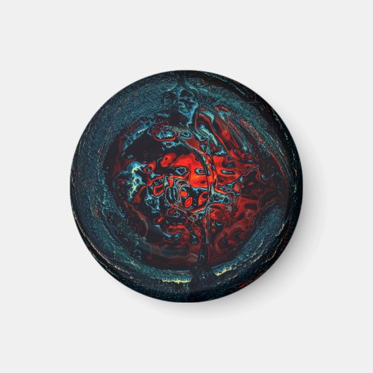 海インフェルノ赤グロー マグネット (正面)