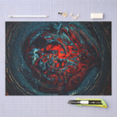 海インフェルノ赤グロー 薄葉紙 (クラフト)