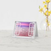 海ウィンドウサンライズ悔やみや弔慰サンキュー カード (黄色い花)