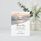 海ウェーブありがとうお葬式カード サンキューカード (スタンド正面)