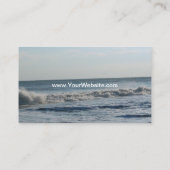海ウェーブの写真のアップロード 名刺 (裏面)