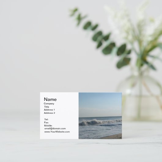 海ウェーブの写真のアップロード 名刺