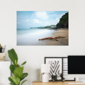 海ウェーブオンサンディビーチ ポスター (ホームオフィス)