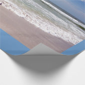 海ウェーブオンピンクサンディビーチ ラッピングペーパー (角)