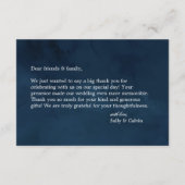 海ウェーブカスタムウェディングありがとうエンクロージャカード エンクロージャーカード (裏面)