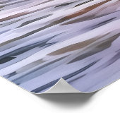 海ウェーブサンセットア図解入りの、写真付きのートポスター ポスター (角)