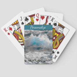 海ウェーブシークレスト自然ラゲッジタグ トランプ