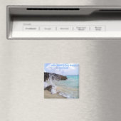 海ウェーブジョンスミス湾ビーチバミューダ マグネット (インサイチュ (食洗機))