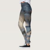 海ウェーブスヨガランニングエクササイズ レギンス (左)