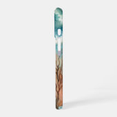 海ウェーブズサンゴ海洋生物 iPhone 16ケース (左側面)