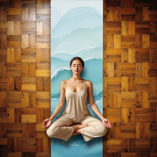 海ウェーブセレニティヨガマット ヨガマット