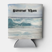 海ウェーブビーチアートサマービベスクーラーボックス 缶クーラー (正面)