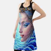 海ウェーブファンタジー女神アート エプロン (インサイチュ)
