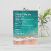 海ウェーブ、ビーチ結婚式メニュー メニュー (スタンド正面)