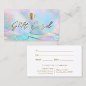 海ウェーブseashellロゴギフト券 名刺 (正面/裏面)