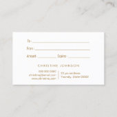 海ウェーブseashellロゴギフト券 名刺 (裏面)