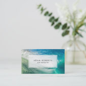 海ウォーターサーフインストラクタープロフェッショナル 名刺 (スタンド正面)