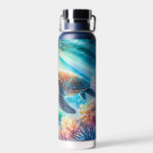 海ウミガメの下 ウォーターボトル (背面)