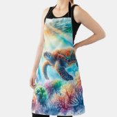 海ウミガメの下 エプロン (インサイチュ)