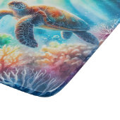 海ウミガメの下 カッティングボード (角)
