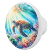 海ウミガメの下 セラミックノブ (右)