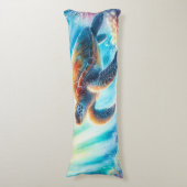 海ウミガメの下 ボディピロー (正面縦)