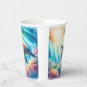 海ウミガメの下 紙コップ (左)