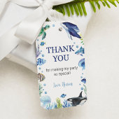 海ウミガメ誕生日テーマサンキューラベル ギフトタグ