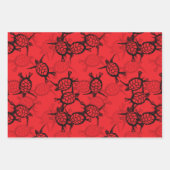 海ウミガメ ラッピングペーパーシート (正面)